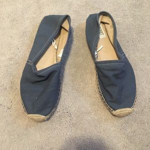 Blue espadrilles